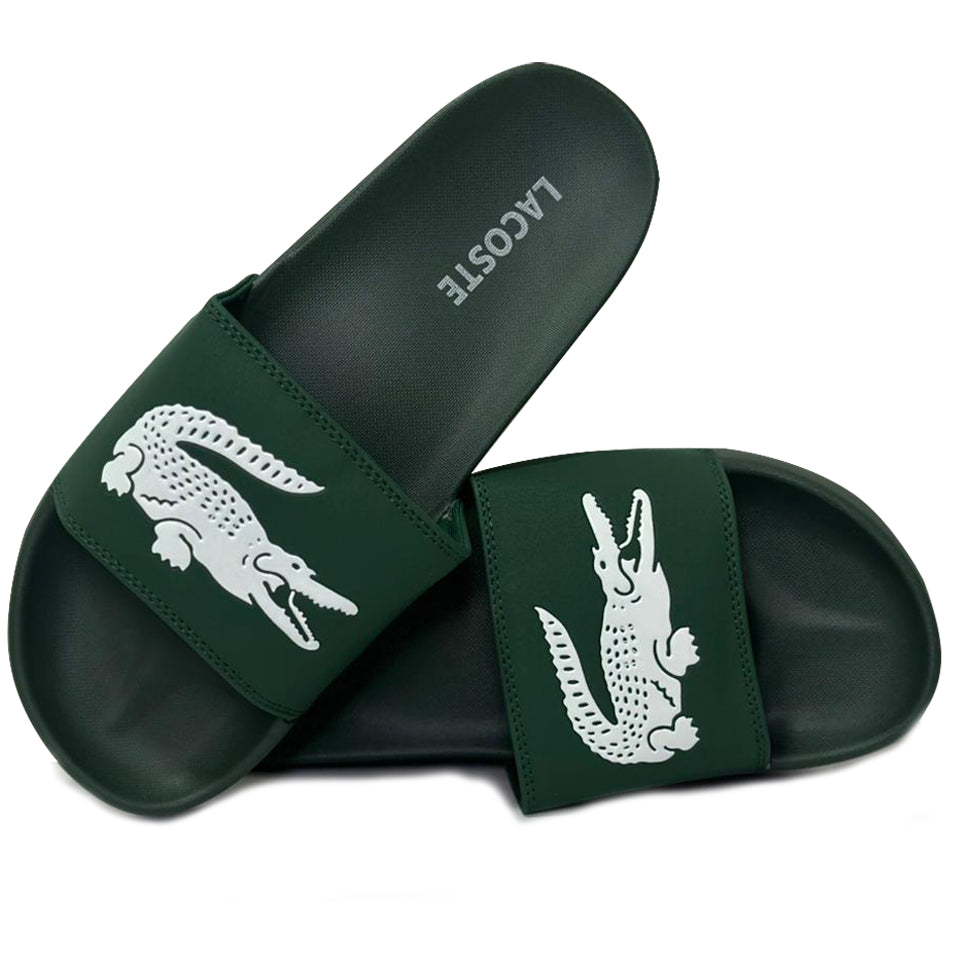 CHANCLAS LACOSTE GREEN