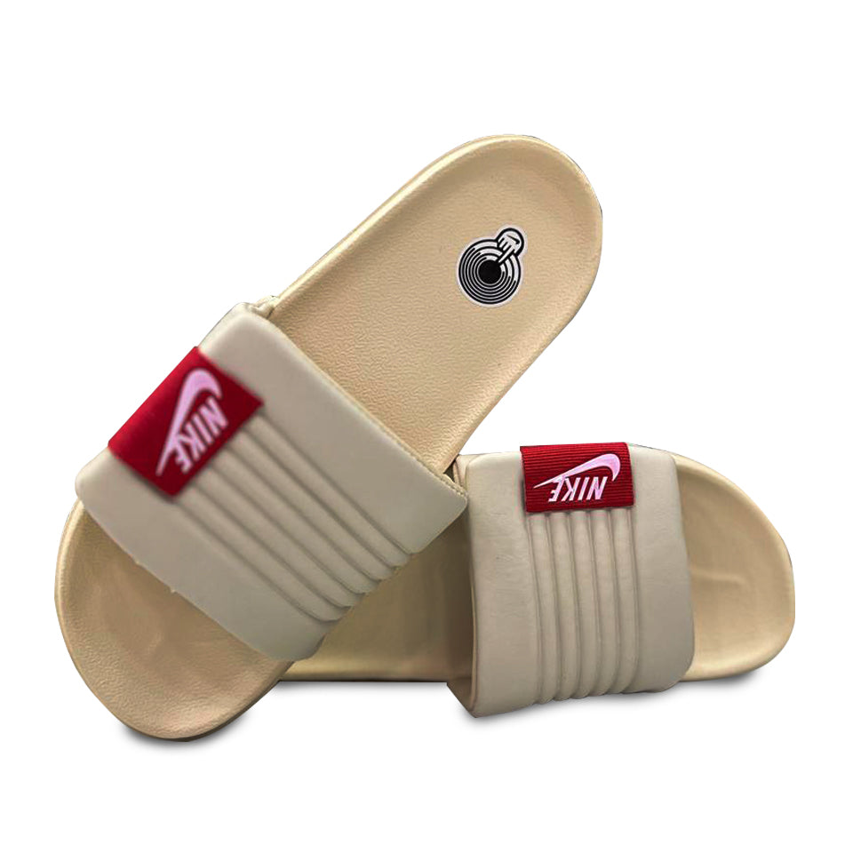 CHANCLAS NIKE BEIGE